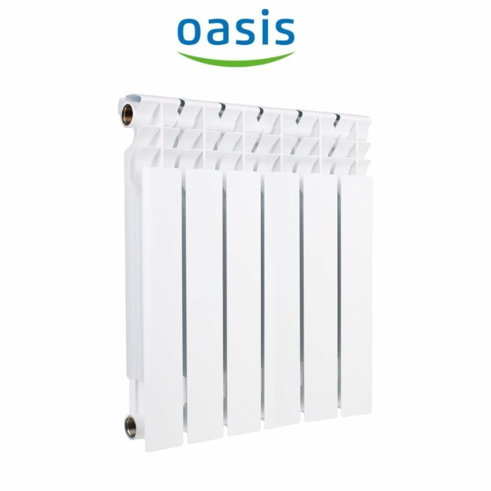Радиатор алюминиевый секционный Oasic PRO 500/80 х 6 секций