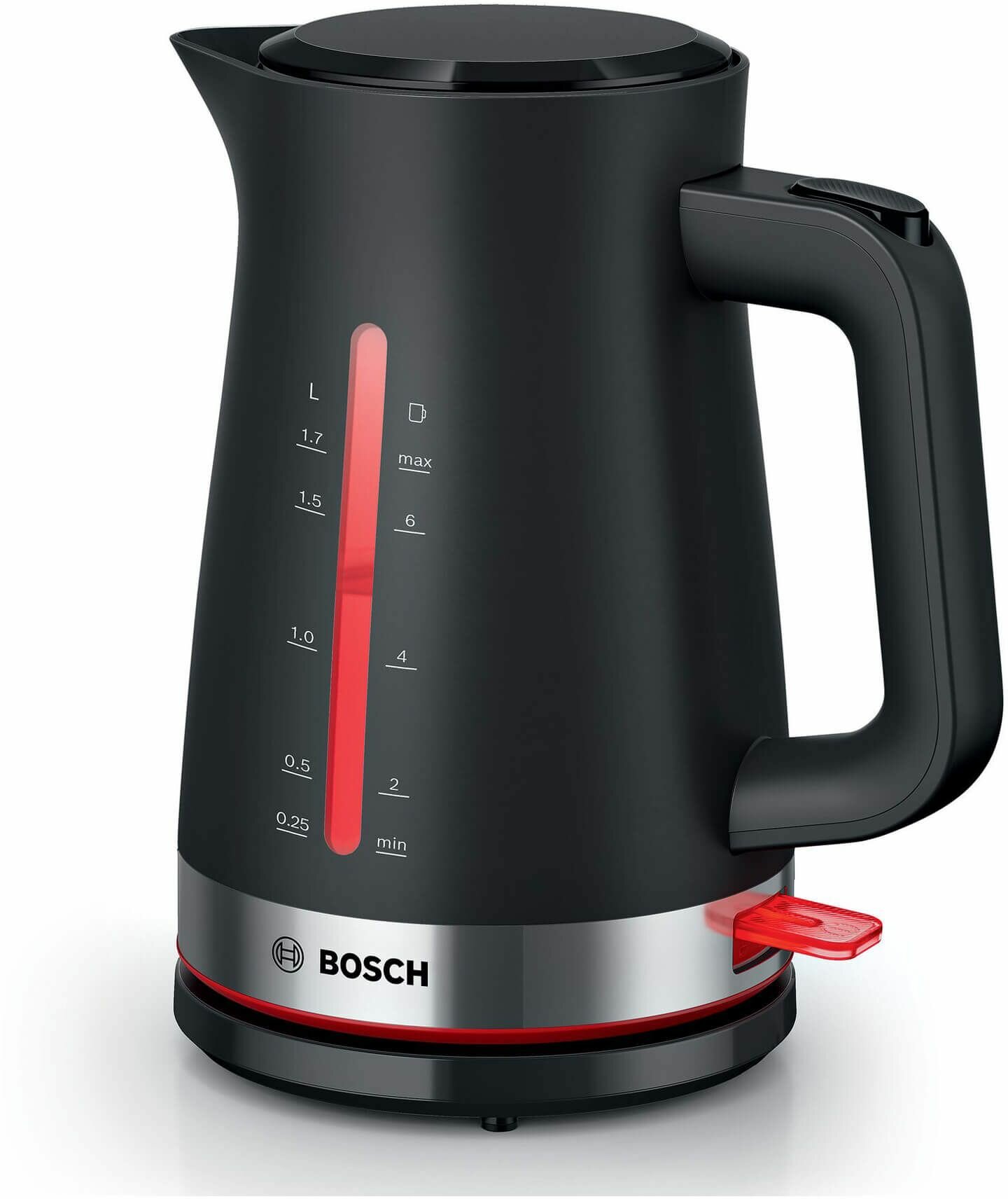 Чайник электрический Bosch TWK4M223 черный, пластик
