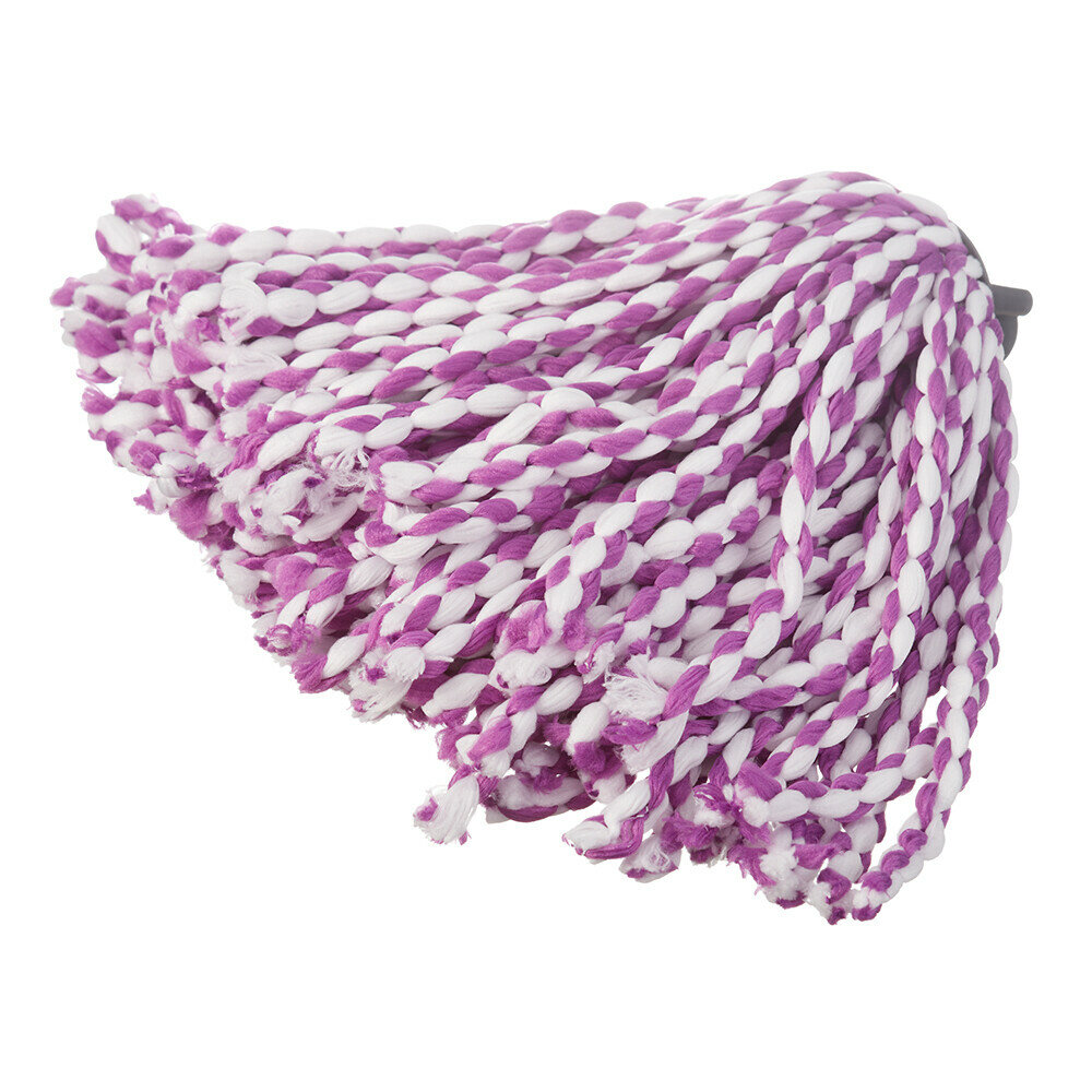 фото Насадка для швабры микрофибра 230х120х70 мм Apollo Lilla веревочная белая