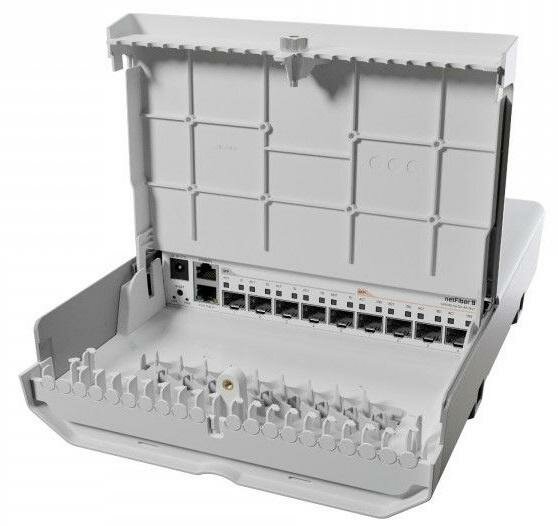 MikroTik CRS310-1G-5S-4S+OUT Коммутатор уличный оптический 1*1Gbit Rj45 5*1Gbit SFP 4*10Gbit SFP+