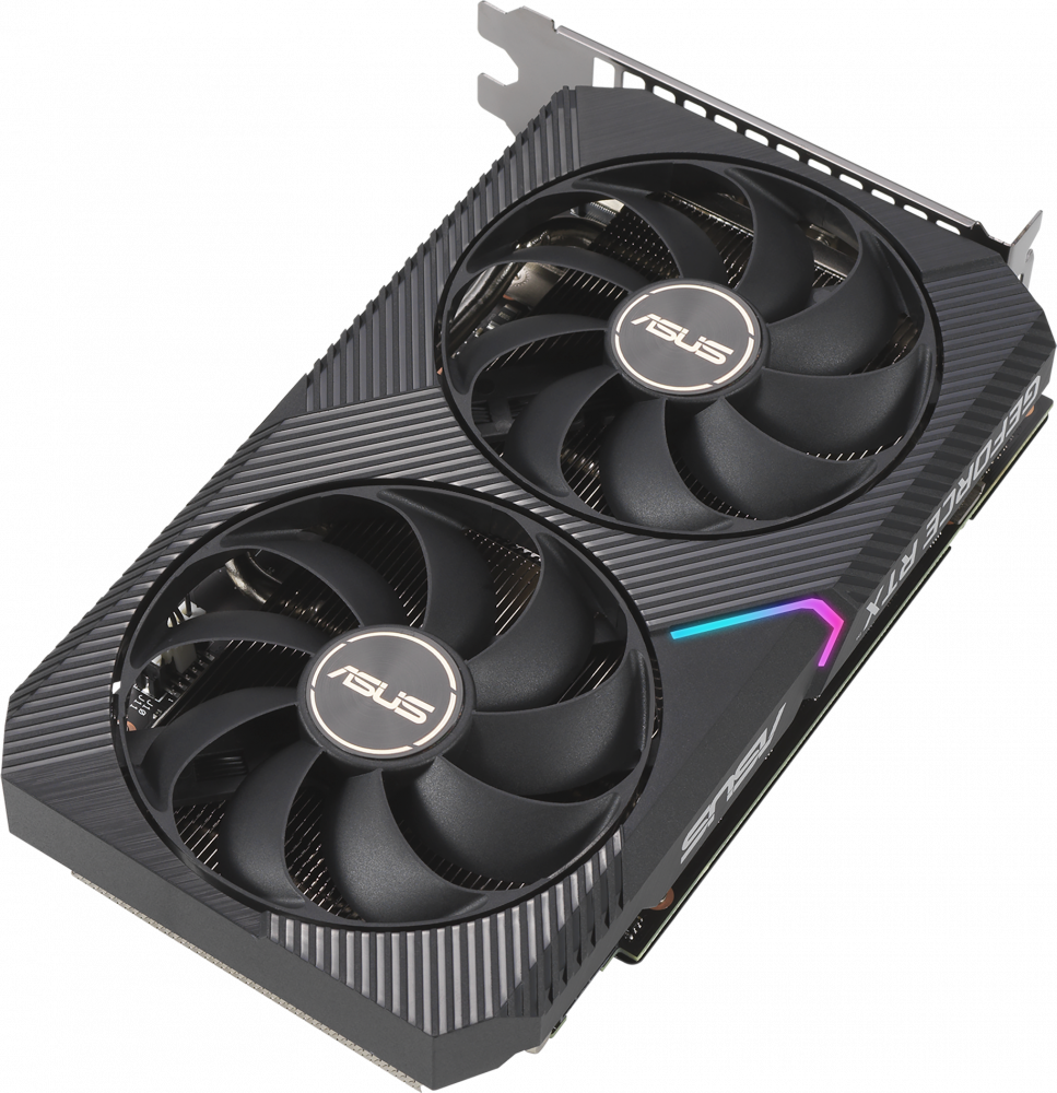 Видеокарта ASUS GeForce RTX 3060 12 ГБ DUAL-RTX3060-O12G-V2 rev. 2.0 (LHR)