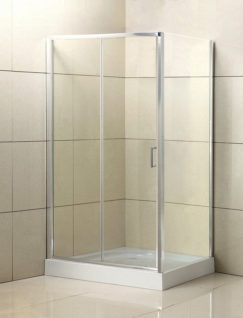 Душевой уголок (120х80) BelBagno UNO-AH-1-120/80-C-Cr