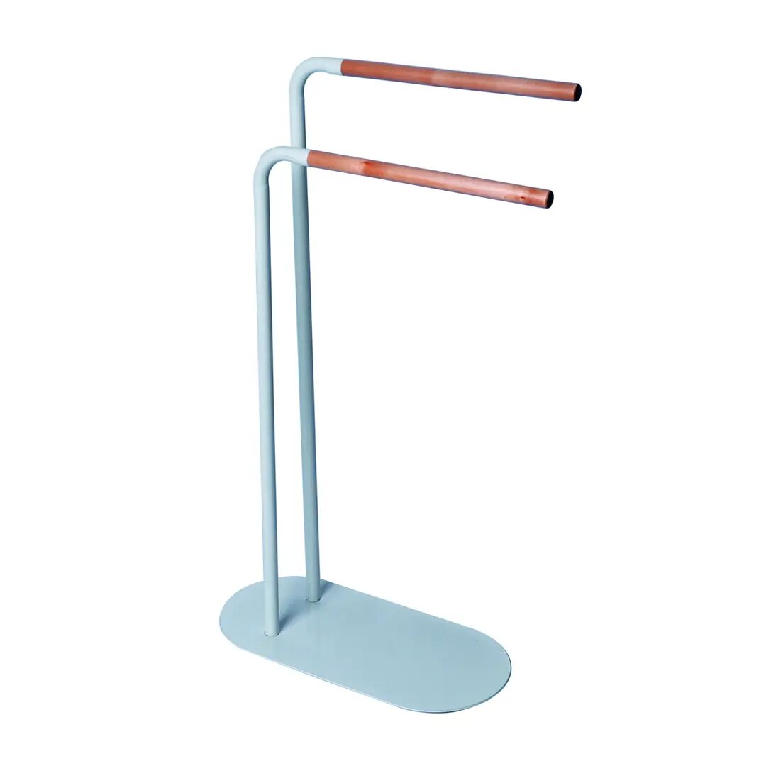 фото Держатель для полотенец Sensea Scandi напольный двойной цвет белый