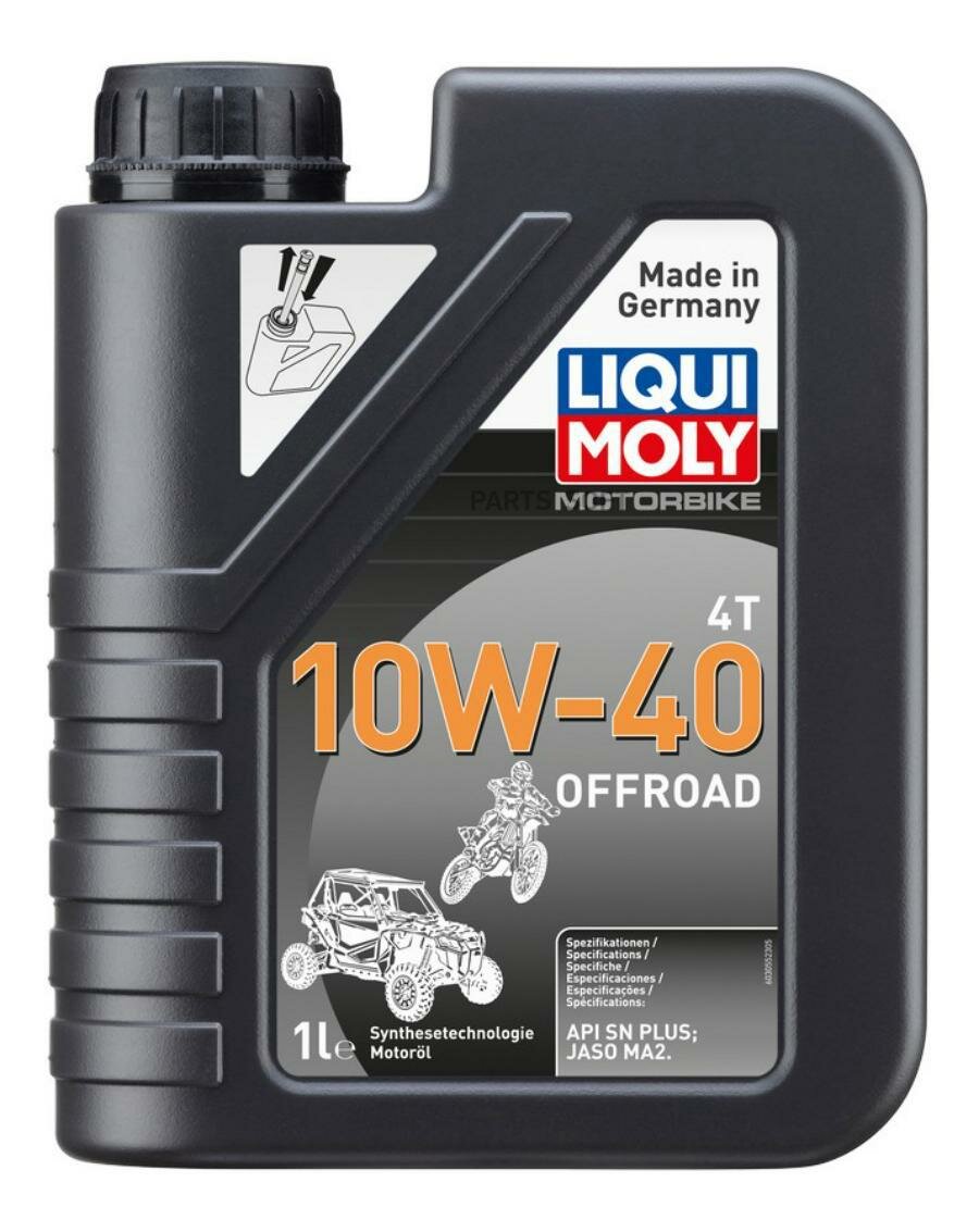 Liqui moly Масло Моторное 4t Liqui Moly Motorbike 4t Ofroad 10w40 Синтетическое 1 Л 3055