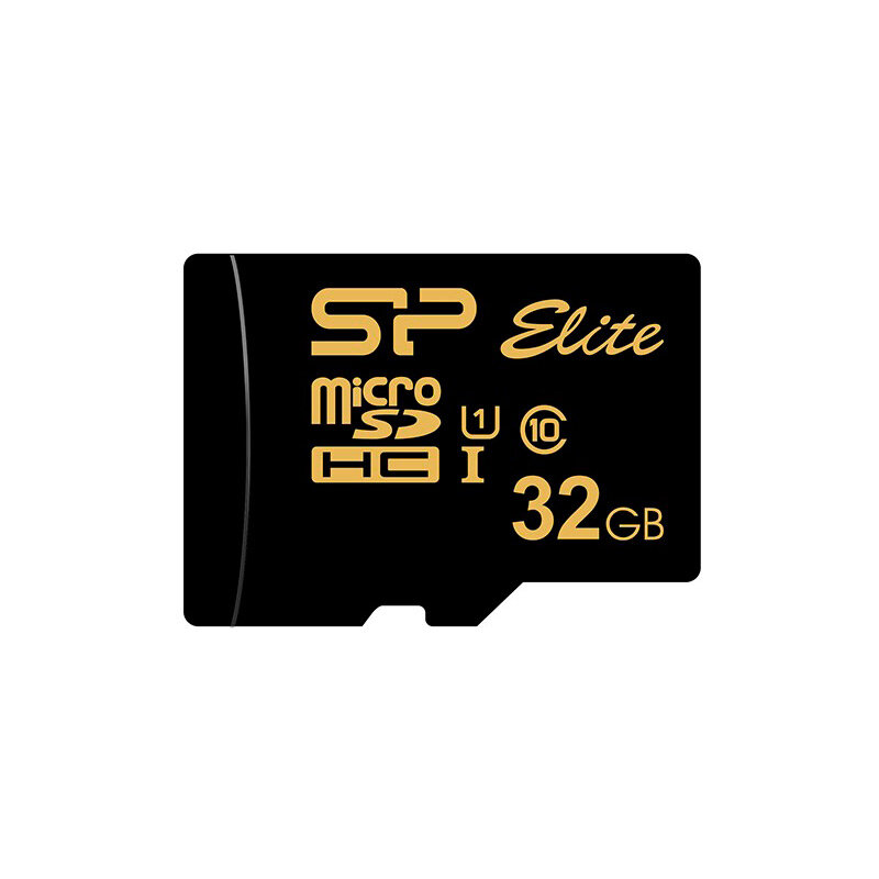 Карта памяти Silicon Power 16GB Elite Gold microSDHC Class 10 UHS-I U1 85Mb/s SP016GBSTHBU1V1G - фото №1