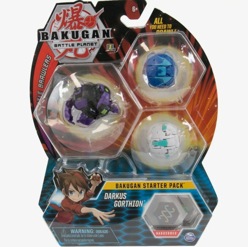 Набор игровой Bakugan стартовый №16 Darkus Gorthion 6045144/20109157