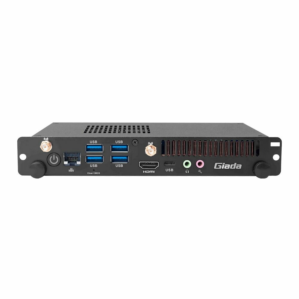 Giada Встраиваемые компьютеры (OPS) с ЦПУ Giada PC611-1135G7 Intel® Core i5-1135G7 SOC Intel® Iris Xe graphics1*HDMi 4K HDMi2.0 (JAE)2*SO-DIMM DDR4 3200MHz1 * M.2 2242/2280 for NVME SSD1*Gigabit1*M.2 22301*Type-C 3.2 4*USB3.2200*119*30mm PC611