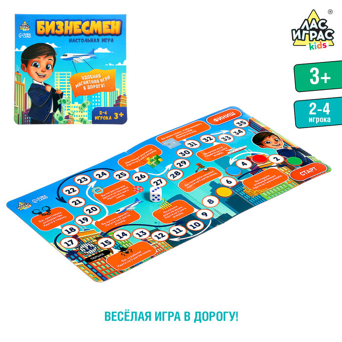 Настольная игра «Бизнесмен», 2-4 игроков, 3+ (арт. 9896235)