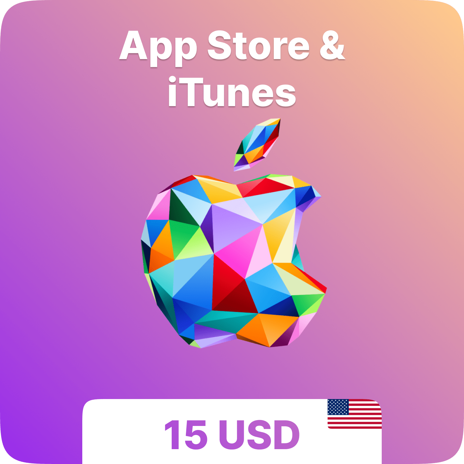 Подарочная карта App Store & iTunes 15 USD