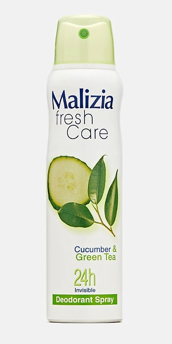 Malizia Дезодорант - антиперспирант Fresh Care Cucumber & Green tea, женский, 150 мл
