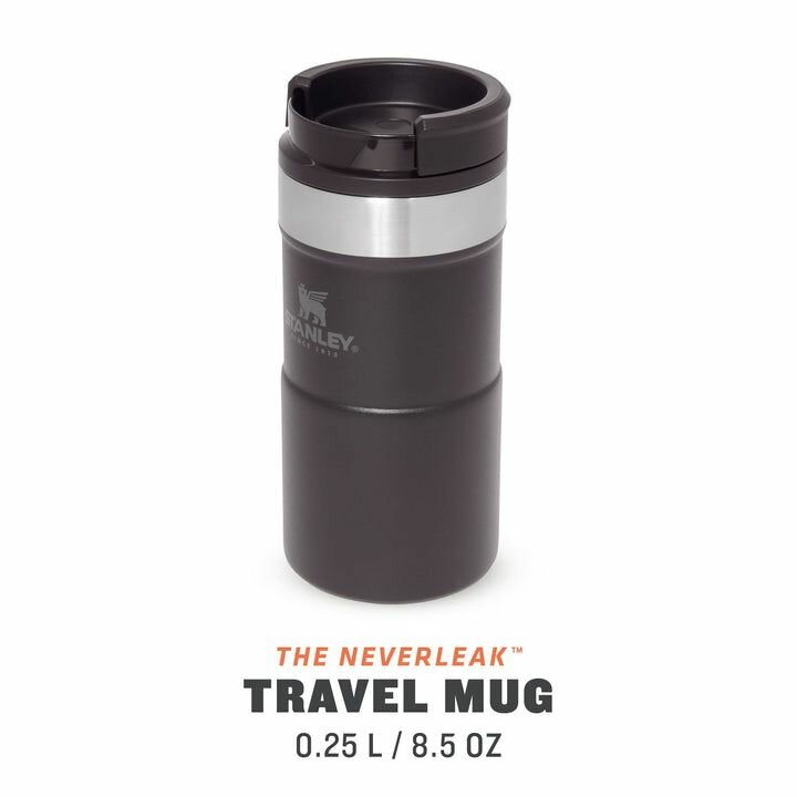 Термокружка Stanley Classic Neverleak, 0,25 л (Matte Black) - фотография № 3