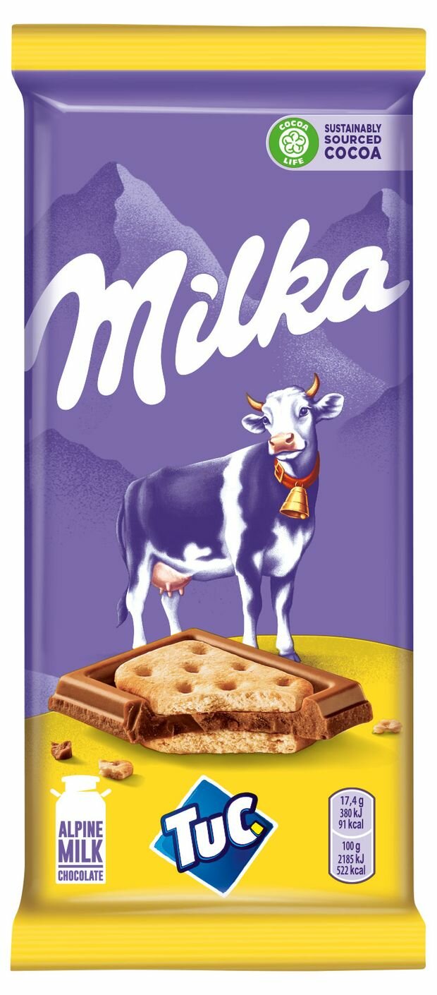 Шоколад плиточный Milka TUC / Милка Тук 87 гр. (Германия)