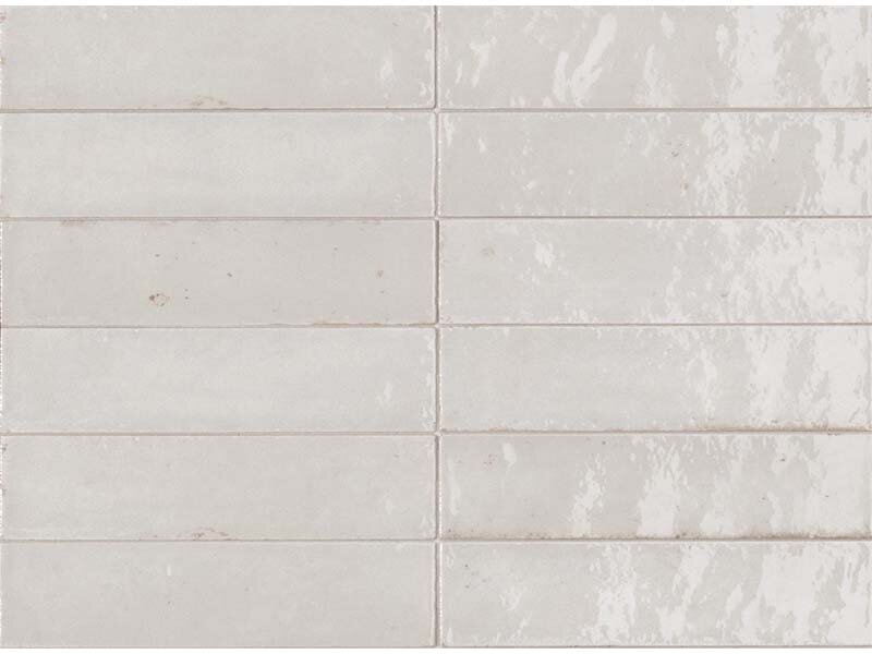 Керамогранит MARAZZI LUME White Lux M6RN 6x24 см белый глянцевый