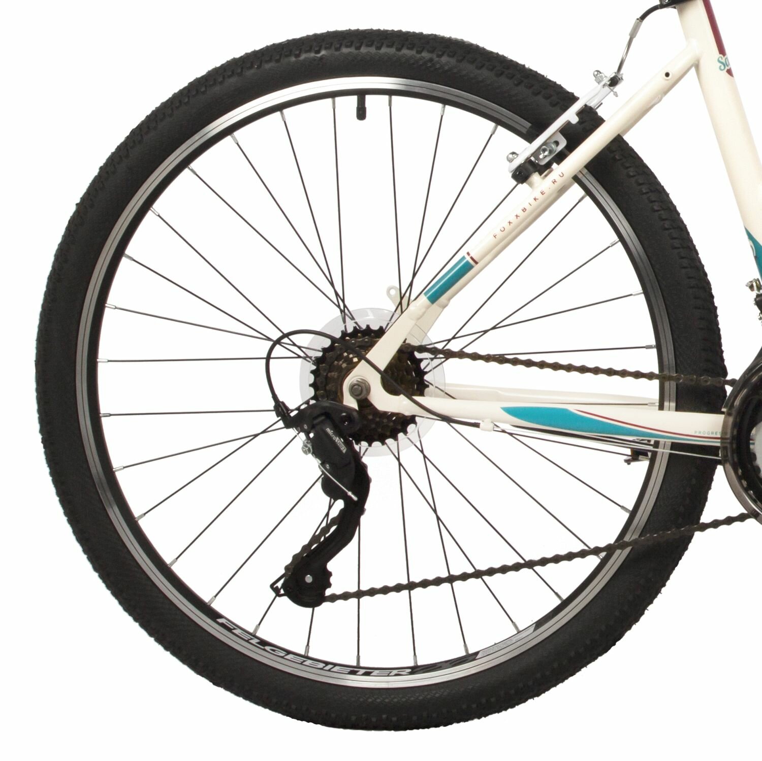 Велосипед Foxx Salsa 26" (2024) (Велосипед FOXX 26" SALSA бежевый, сталь, размер 17")