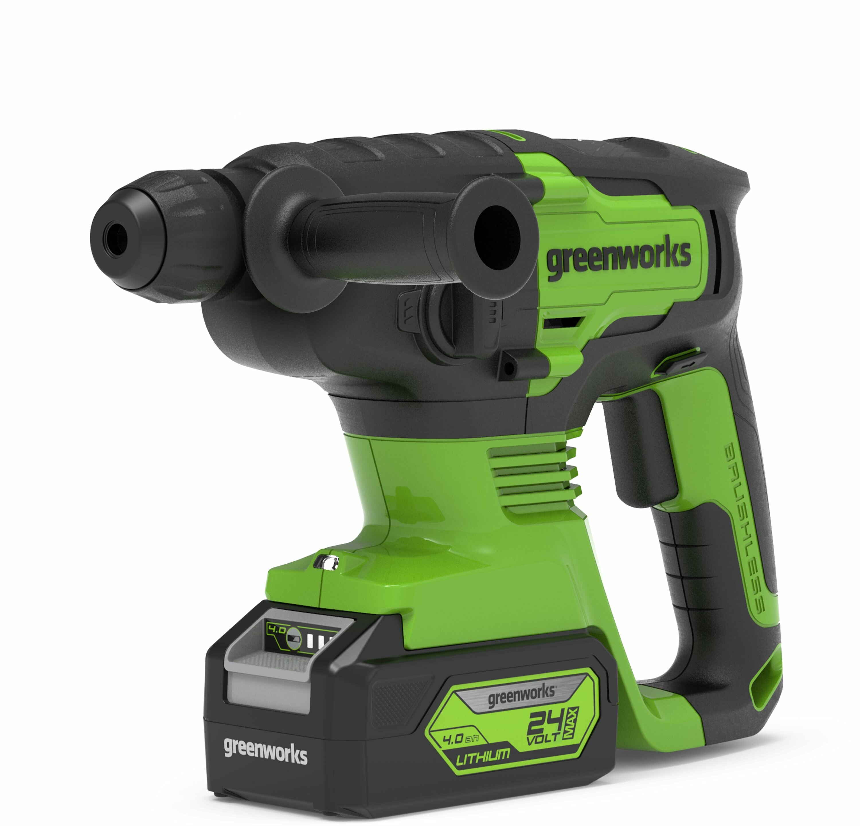 Перфоратор аккумуляторный Greenworks GD24SDS2 3803007SA 24 Вт