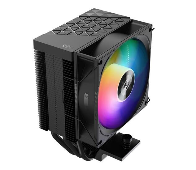 Кулер PCCooler R300 ARGB BK S115X/1200/1700/AM4/AM5 (TDP 150W 90mm ARGB Fan 3 тепловые трубки 6мм 650-2200RPM 283dBa)