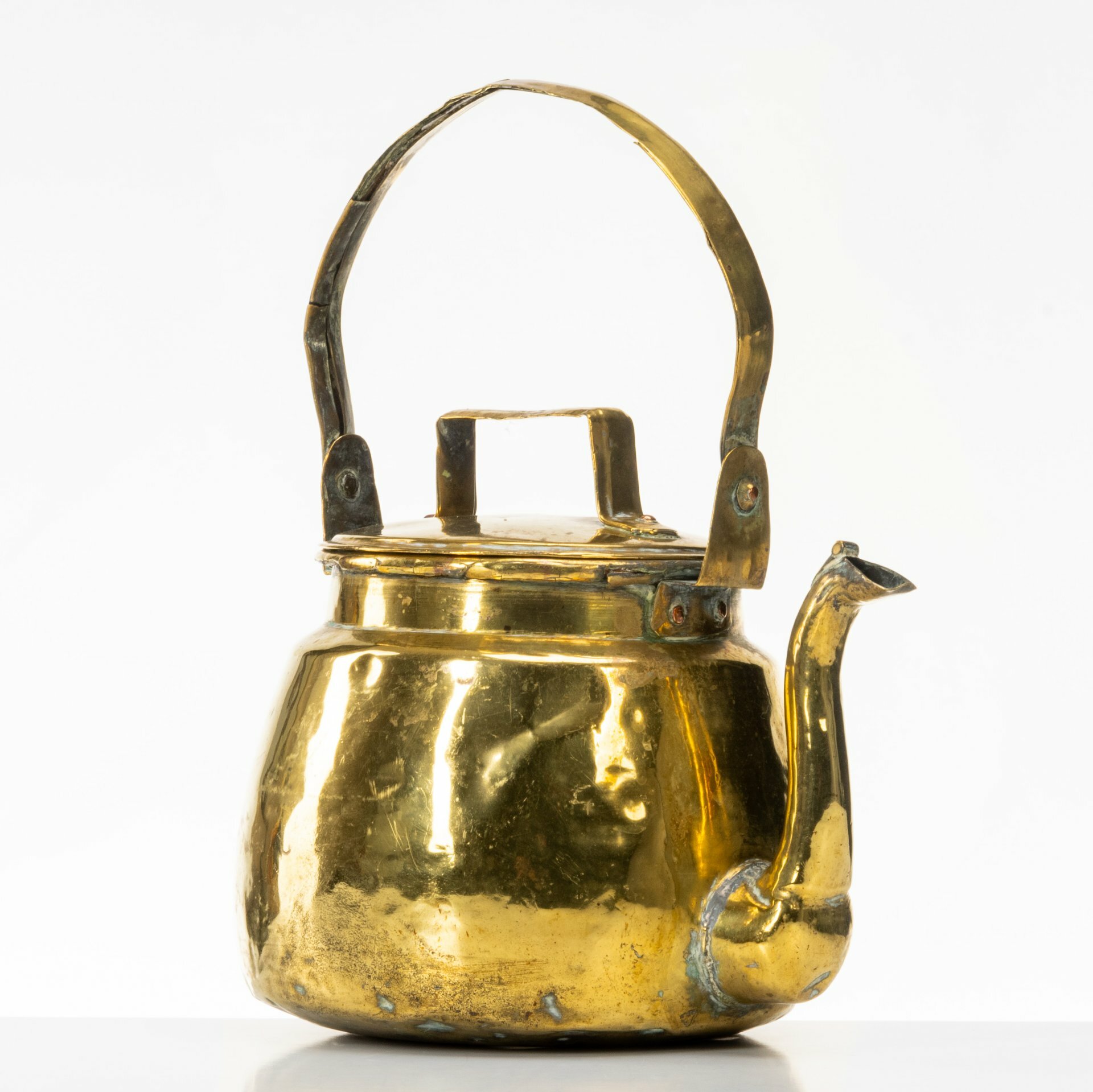 Чайник для кипячения, медь, латунь, Бельгия, 1920-1940 гг.