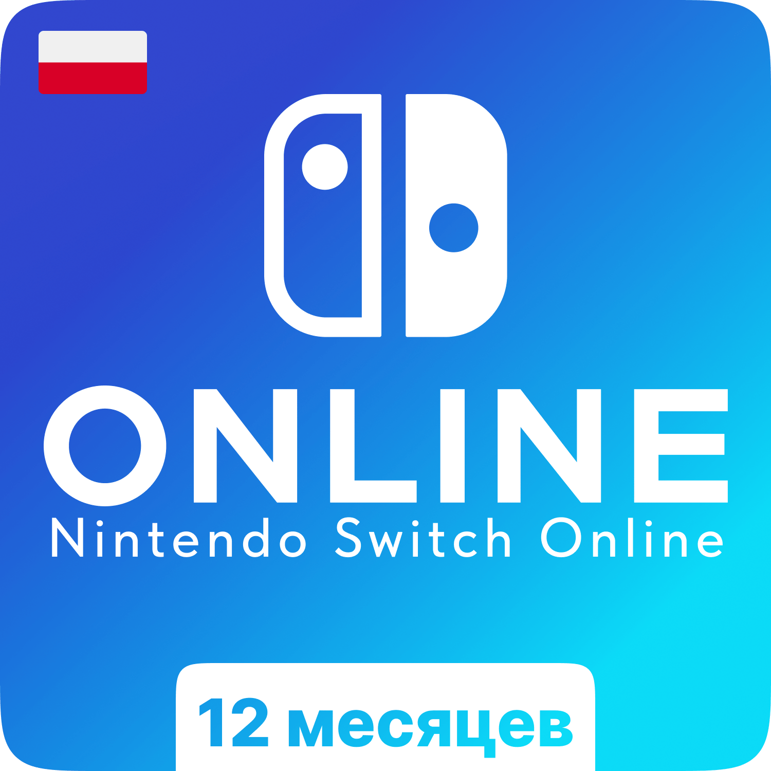 Подписка Nintendo Switch Online (12 месяцев Польша)