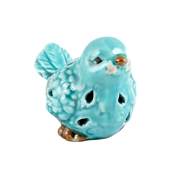 фото Фигурка Птичка 9х7 см бирюза серия Эконом
