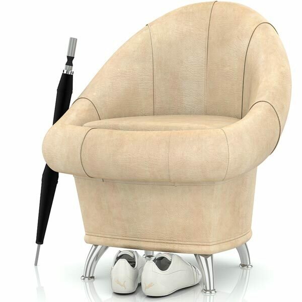 фото Банкетка 6-5104, бежевая искусственная кожа (бежевый БАШ)