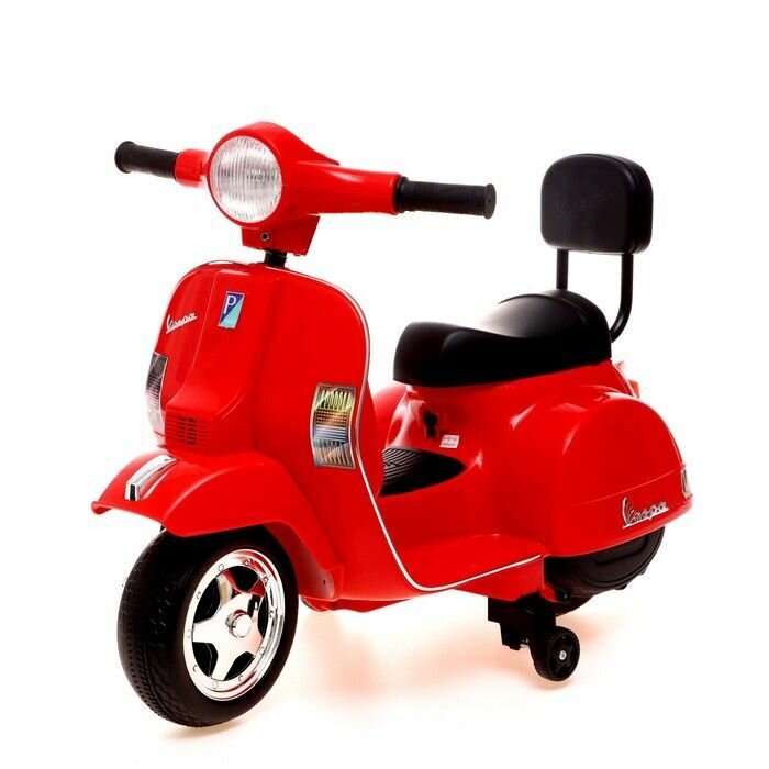 Электромотоцикл "VESPA PX", цвет красный