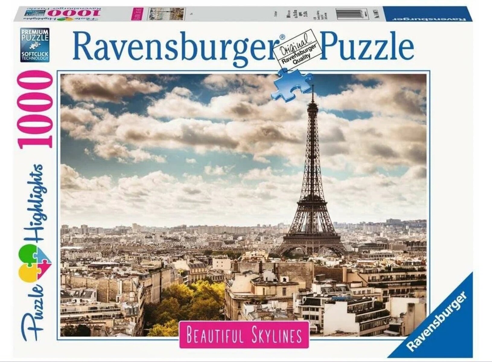 Пазл Ravensburger Париж, 1000 дет. 14087