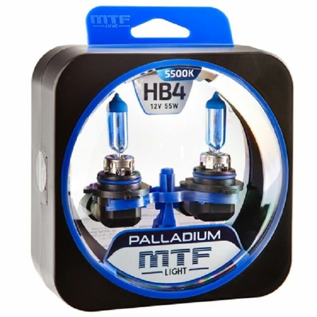 Лампа HB 4 9006 галогенная 55W 12V Palladium 5500K (2шт комплект)