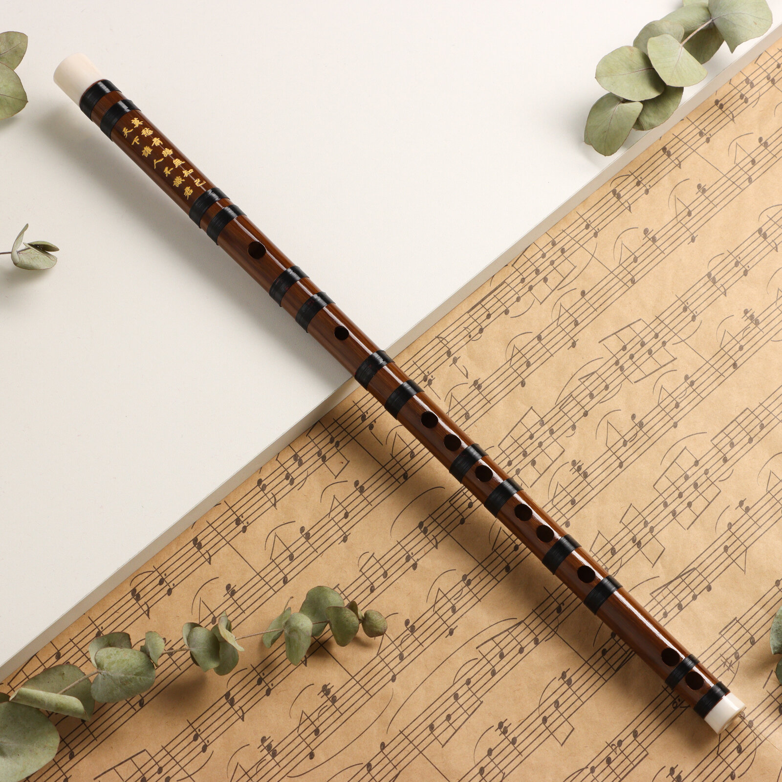 Флейта 48 см, бамбук, тональность F