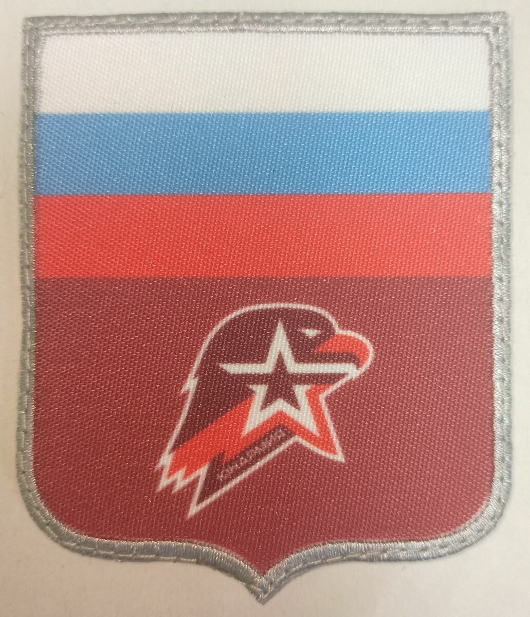 Шеврон «Юнармия» Флаг РФ с эмблемой «Орел»