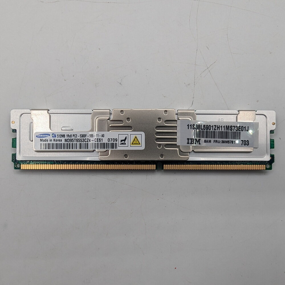 Модуль памяти M395T6553CZ4-CE61 39M5781 Samsung IBM DDR2 512MB 5300