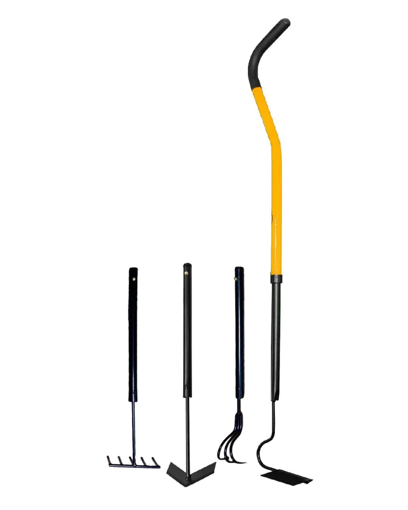Садовый набор инструментов Торнадика (Tornadica) Мини 4 в 1 (плоскорез; распашник; рыхлитель; грабли)