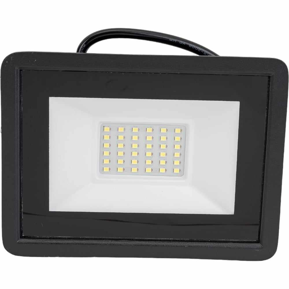 фото Сириус А Прожектор светодиодный SFL 50W 160х121х27мм 6500K 4000Лм IP65 СириусА SFL-50W-B-65K-3