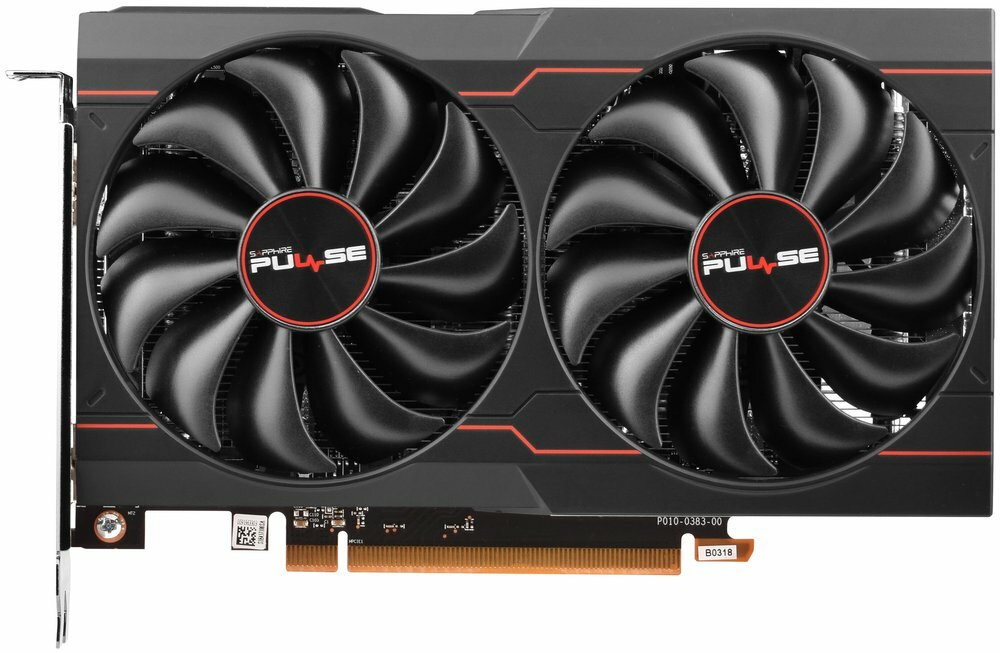 Видеокарта Sapphire Pci-e 4.0 11314-01-20G RX 6500XT Gaming OC Pulse AMD Radeon RX 6500XT 4096Mb 64