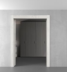 Дверная арка 120-1 ПВХ санторини белый