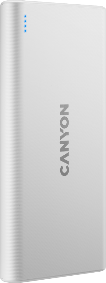 Внешний аккумулятор (Power Bank) Canyon PB-106, белый