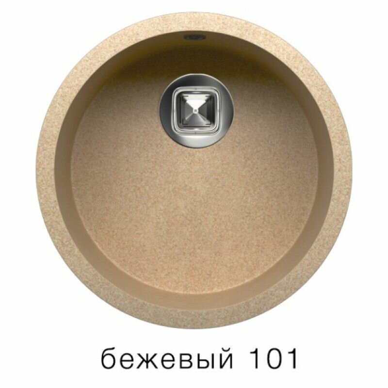 Кухонная мойка Tolero R-104 бежевый (101)