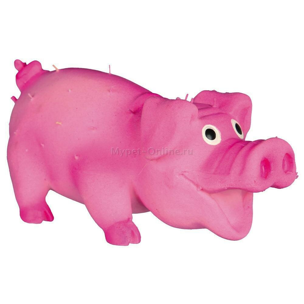 Игрушка для собак Trixie Bristle Pig, размер 10см.