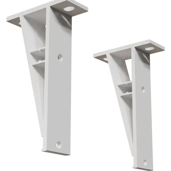 фото Кронштейны для крепления маркизы Naterial, сталь, цвет белый, 2шт.