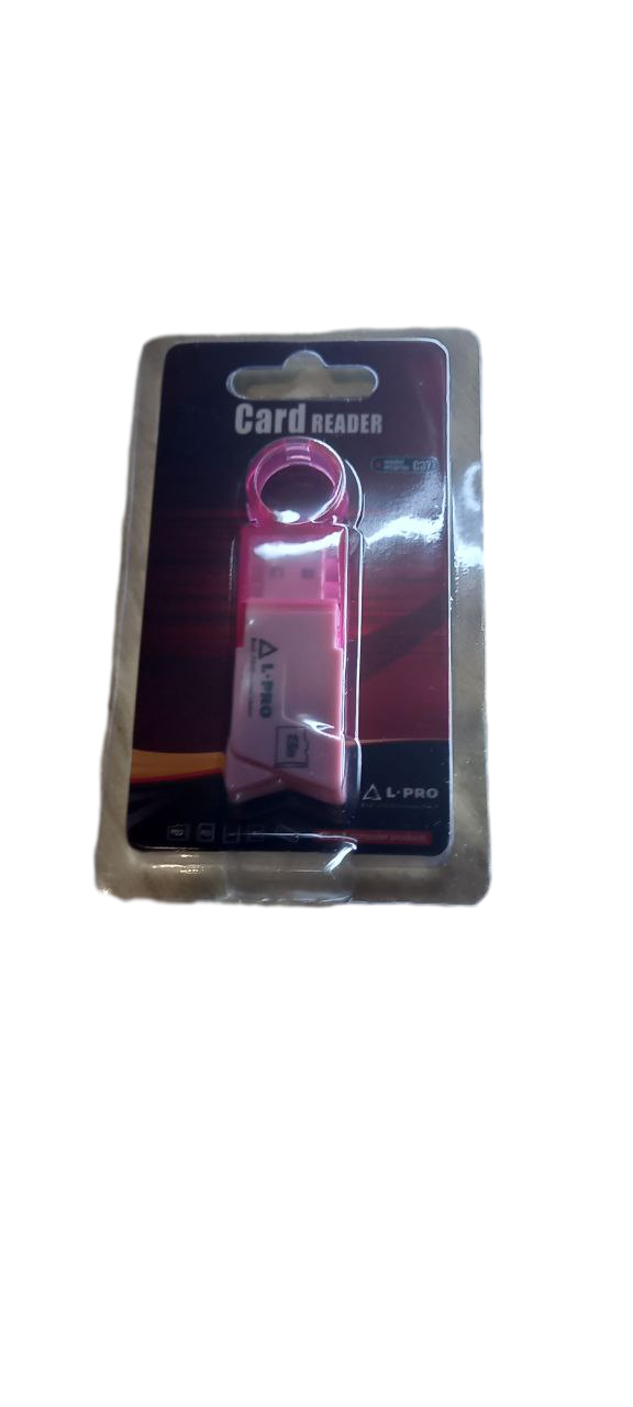 Картридер L-PRO C37 MicroSD USB 2.0 pink