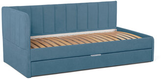 Futuka Kids кровать угловая Crecker с ящиком для белья (дополнительным спальным местом), цвет Newtone 017, 200x90 см.