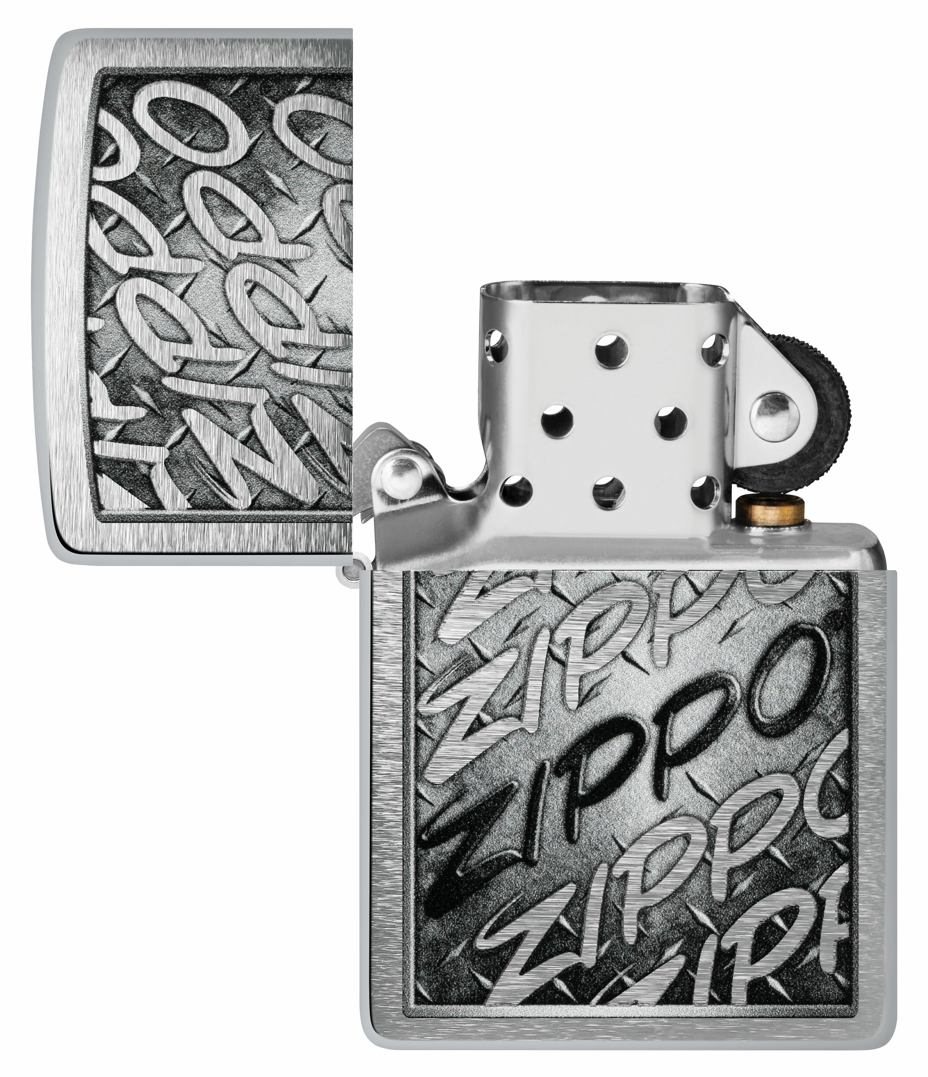 Зажигалка бензиновая ZIPPO 48784 + Бензин для зажигалки топливо 125 мл - фотография № 3