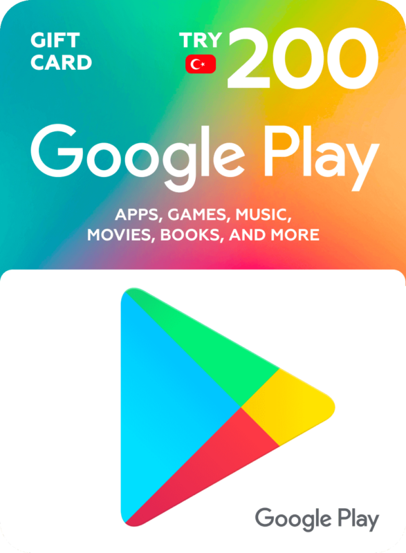 Подарочная карта / Карта пополнения Google Play - 75 TL