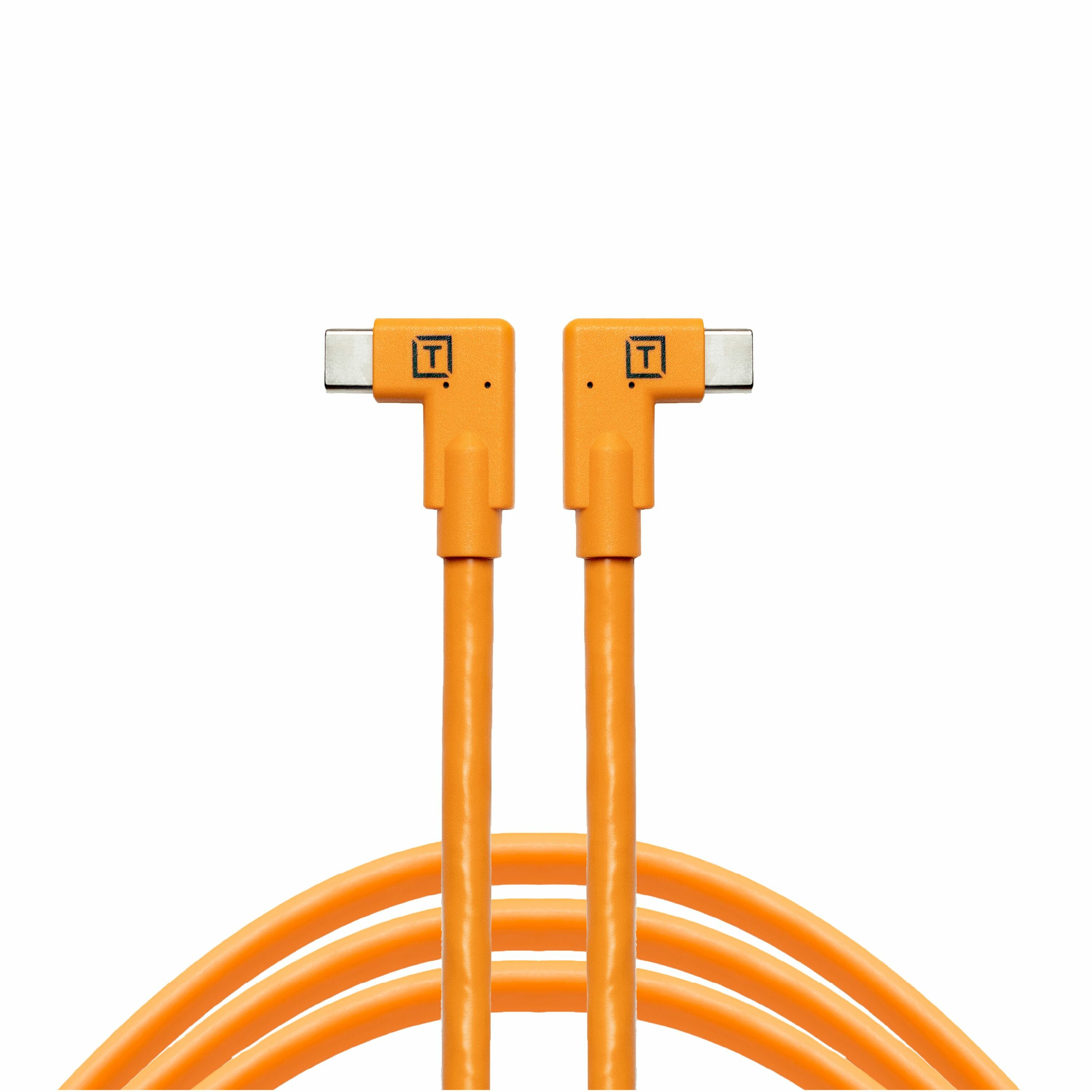 Кабель Tether Tools TetherPro USB-C Right Angle to USB-C Right Angle 4.6m Orange