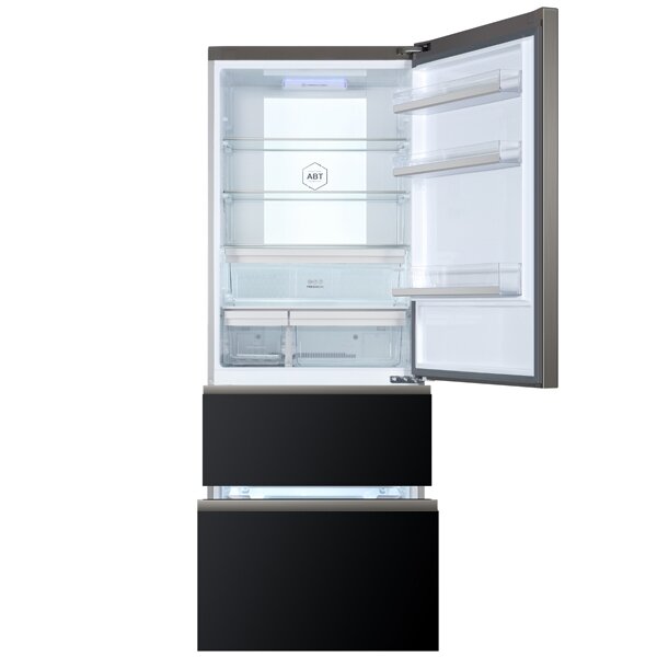 Холодильник с нижней морозильной камерой Широкий Haier - фото №3