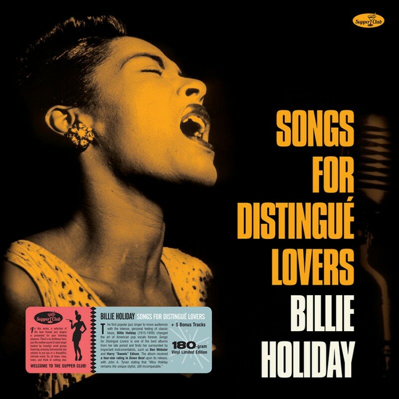 HOLIDAY BILLIE Songs For Distingue Lovers LP (Limited Edition180 Gram High Quality Черный Винил)