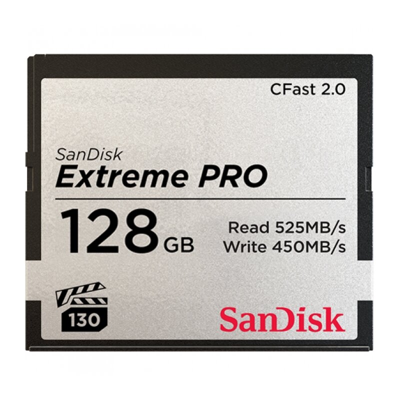 Карта памяти SanDisk Extreme PRO CFast 2.0 525/450 MB/s 128GB (3500x) (SDCFSP-128G-G46D)