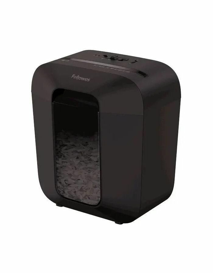 Шредер Fellowes PowerShred LX25 FS-41705(01) {DIN P-4 4х37мм 6 лст. 115 лтр. уничт.: скрепкискобыкарты}