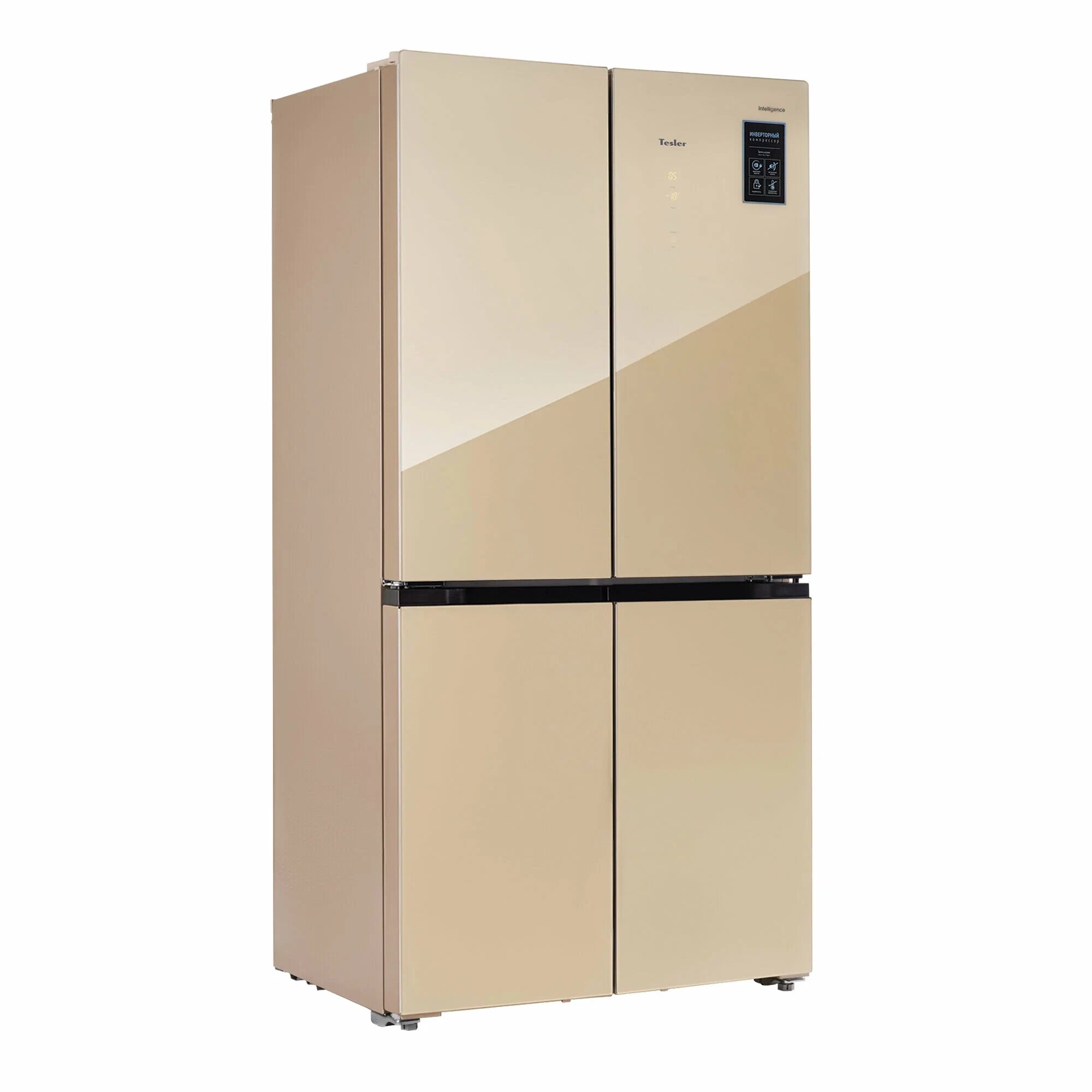 Холодильник Side by Side Tesler RCD-545I BEIGE GLASS