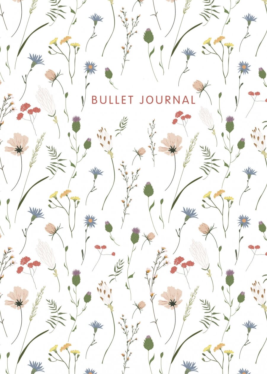 Блокнот в точку: Bullet Journal (полевые цветы, 120 c.)