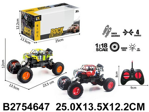 Машинка трюковая на радиоуправлении LX TOYS R 2754647